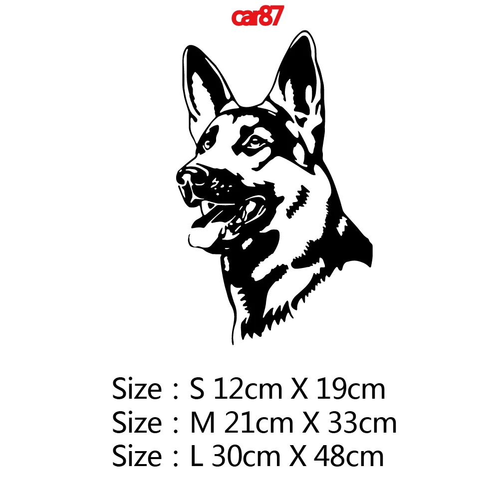 Модный стикер на машину с собакой немецкая овчарка сладкие Авто наклейки капот багажника боковое окно стикеры автомобили Животные украшения аксессуары