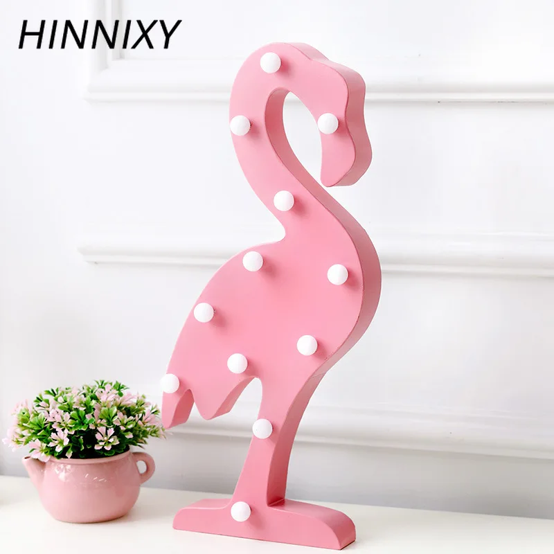 Hinnixy, мультяшный ночной Светильник для детей, детская спальня, настенная декоративная настольная лампа, скандинавский светильник, детский деревянный светодиодный светильник