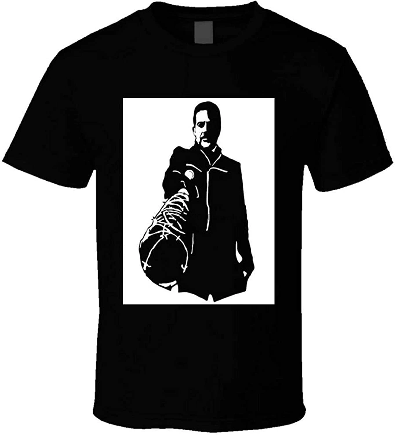 Мужская футболка Negan and Lucille The Walking Dead Bad Guy Saviors Leader (2) | одежда