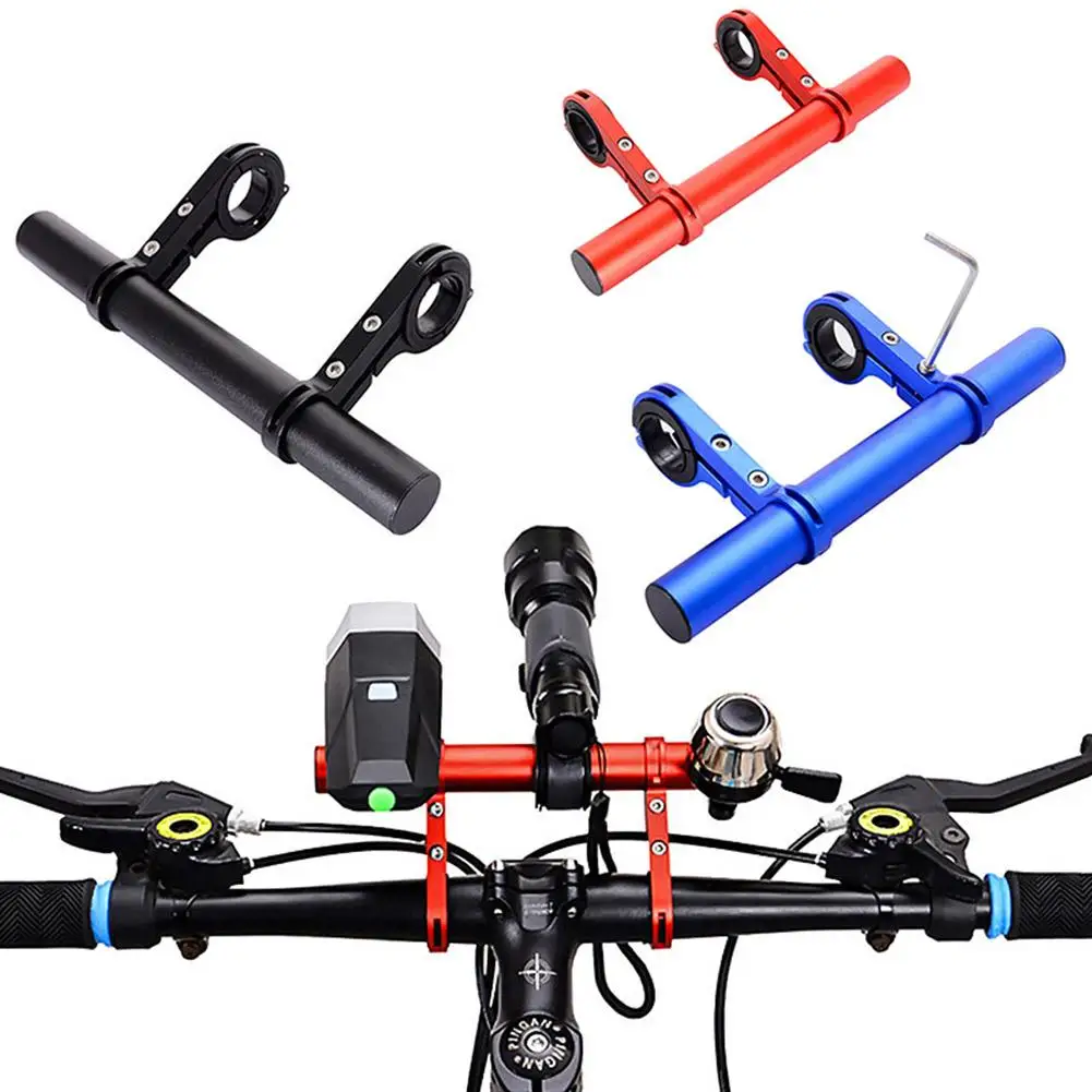 MTB велосипед велосипедный руль фонарик держатель для телефона Расширенная Бар