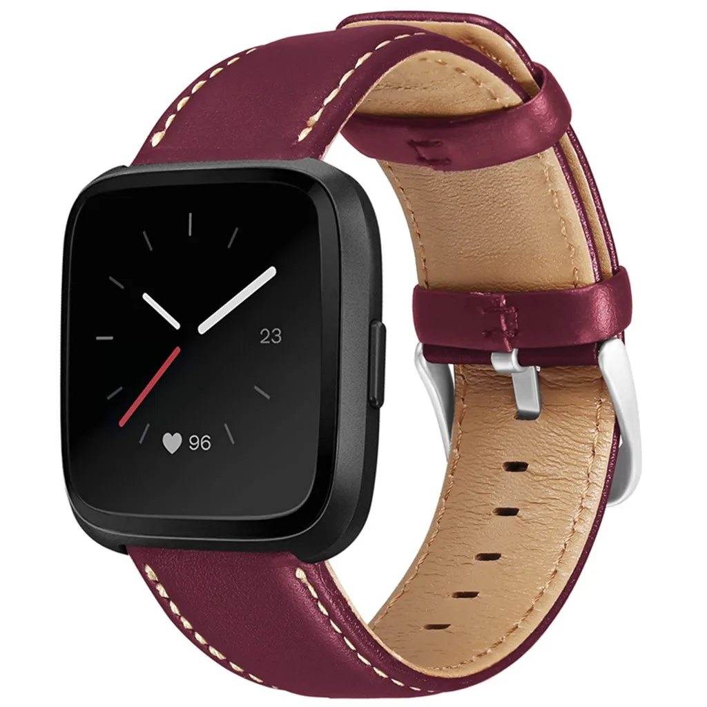 Ouhaobin сменный кожаный ремешок для наручных часов ремешок для Fitbit versa браслет ремень для Fitbit Versa Lite 1017#2