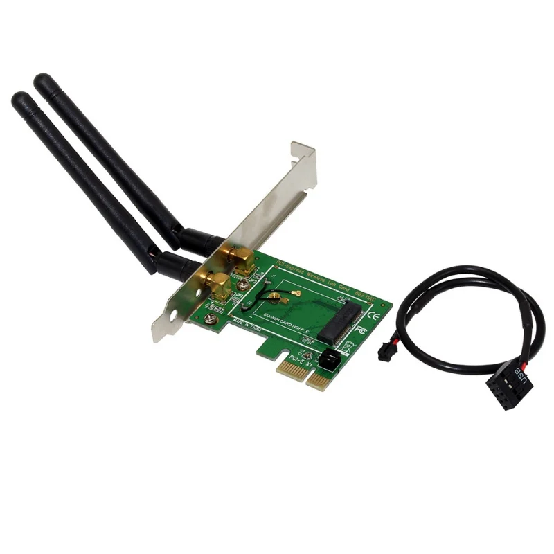 M.2 конвертер PCI-E Беспроводной Wi-Fi Bluetooth сетевой карты адаптера