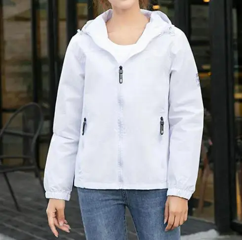 

Autumn new women's student sports casual windbreaker thin section loose short running zipper coat tide Jacket