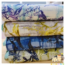 Ткань импортная из Японии DIY Стеганая Ткань хлопковая набивная ткань двойная хлопковая ткань