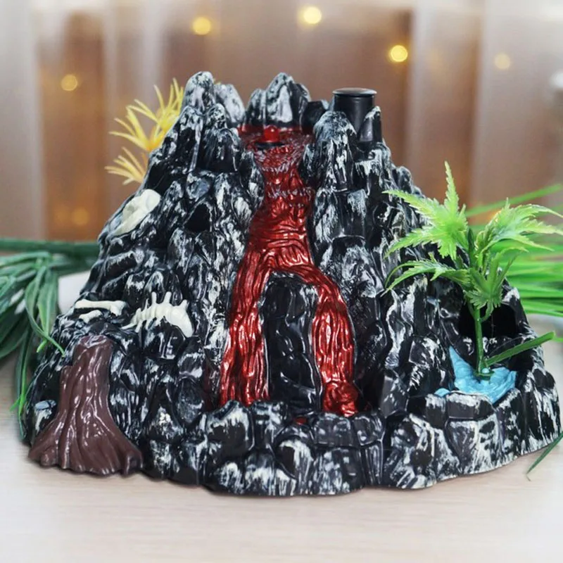 Модель Spray Volcano светильник имитация сцена эксперимент голос и игрушка Фигурка
