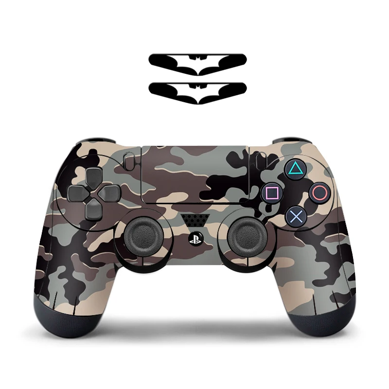 Blue Skull vinyl Skin For PS4 Controller Protective Sticker Camouflage For Playstation 4 Gamepad Accessories Decal Cover