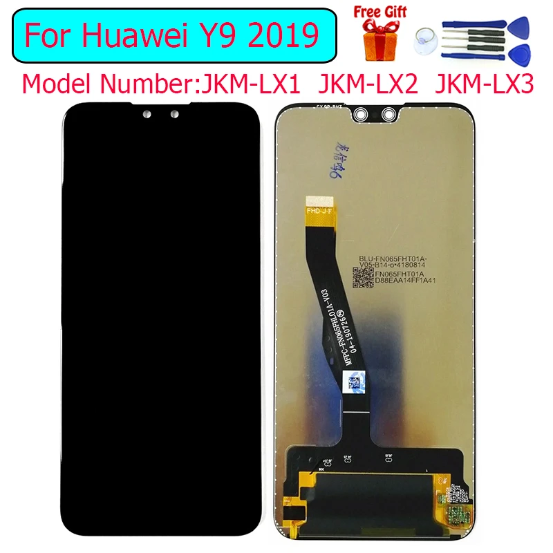 For Huawei Y9 2019 JKM-LX1 JKM-LX2 Display LCD Screen replacement JKM-LX3 lcd display screen complete module | Мобильные телефоны и
