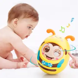 Детские игрушки круглый Blink Tumbler безопасные ABS материалы раннее образование Монтессори игрушки для малышей музыка погремушка игрушки для