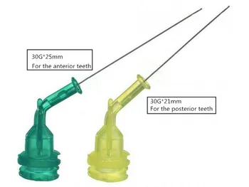 

50pcs/lot Dental Ultradent Flexible Irrigator Tips NaviTip Style Apex Delivery 2-Sides 30G