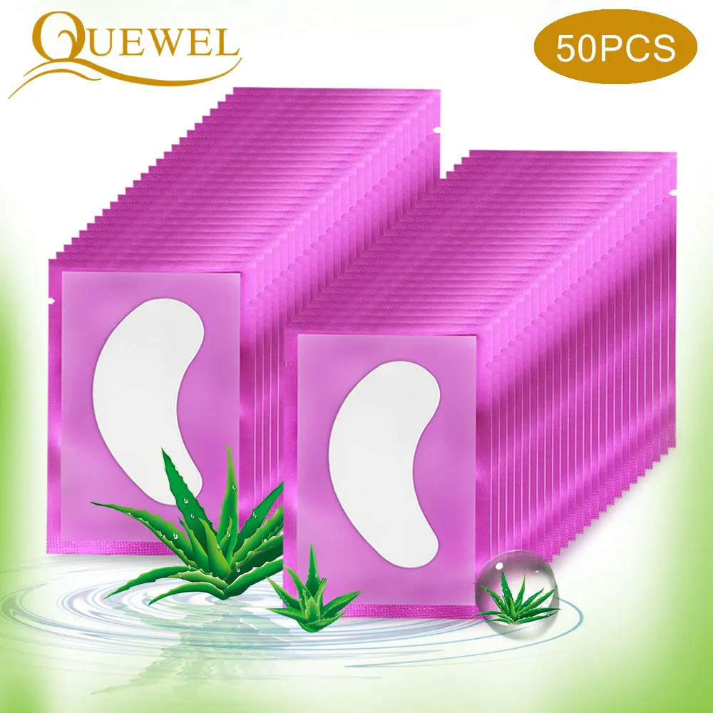 50 Rose Red Quewel 50 пар патчи наращивание ресниц под подушечками для глаз поставки ресниц расширение профессиональное наращивание Ресниц Бумага обертывания инструмент - Цвет: 50 Rose Red