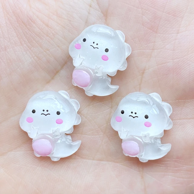 20 db Gyanta Kedves Vegyes Zselé Dinoszauruszos Lapos Cabochon Scrapbook Kawaii Diy Díszítések Kiegészítők C86 - Image 4