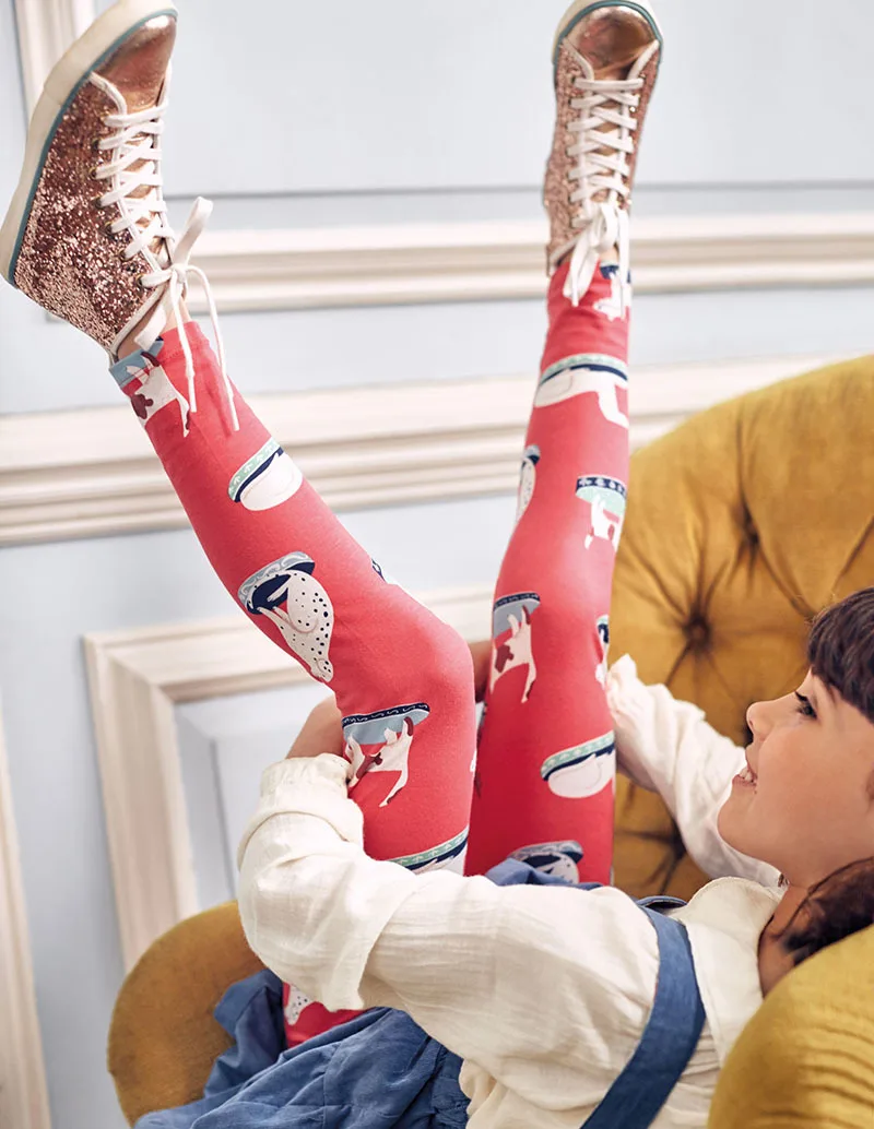 Spring And Summer Girls' Trousers Girls Pure Cotton Mermaid Printed Leggings Fashion GIRL'S Pants Pick Code