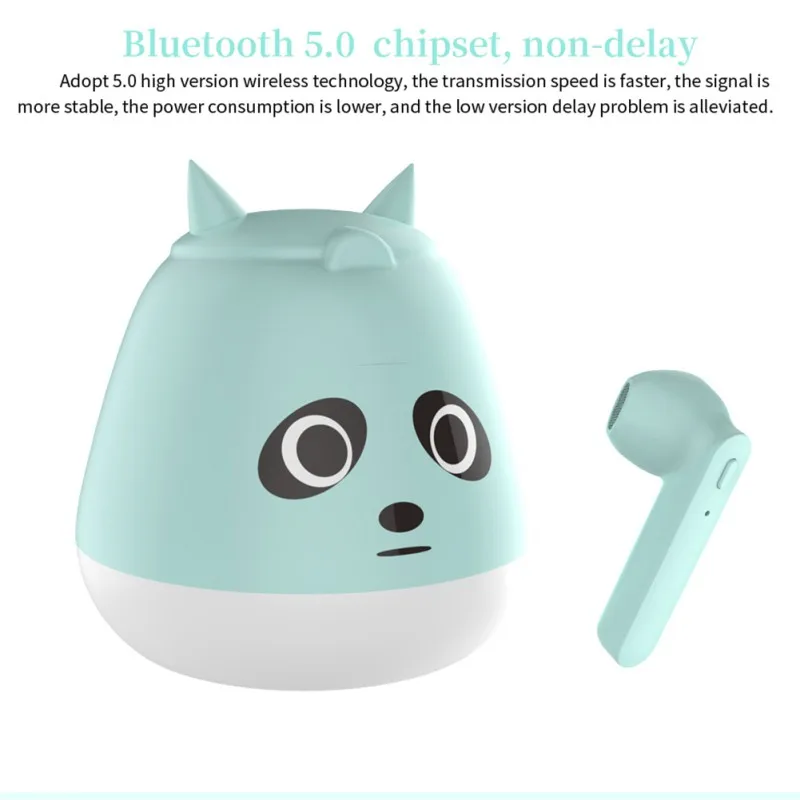 ZW-T 7tws Bluetooth наушники Bluetooth 5,0 новые портативные беспроводные Bluetooth головки карты памяти