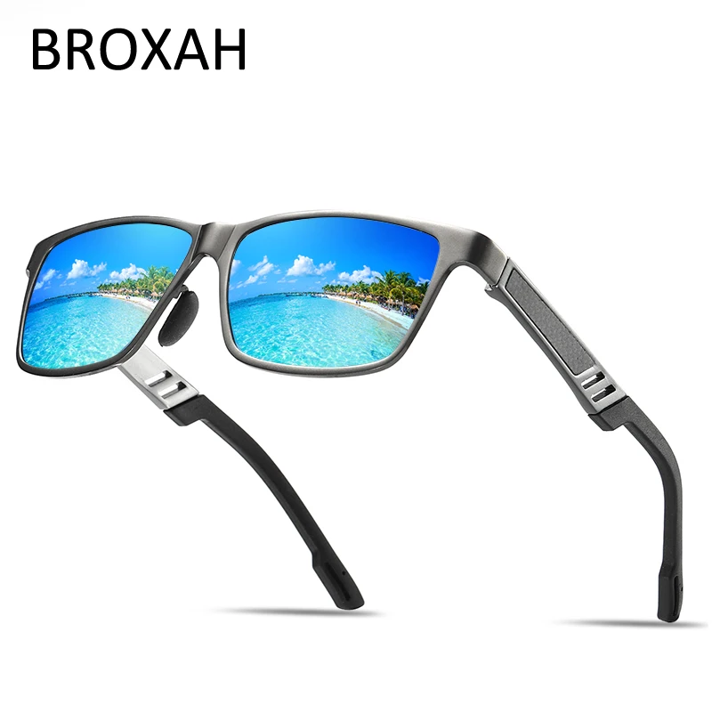 

Aluminium Magnesium Frame Polarized Sunglasses Men 2020 Retro Driving Glasses Fishing Glasses Men's Mirror Sunglasses