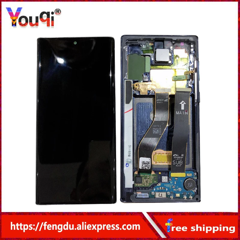 

Youqi lcds For 6.3" Samsung Galaxy NOTE 10 N970 N970F LCD Display Touch Screen Digitizer Assembly Note10 Replace DS