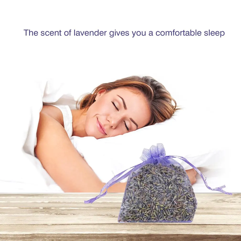 Natural Lavender Bud Dried Flower Sachet Bag Aromatherapy Aromatic Air Refresh
