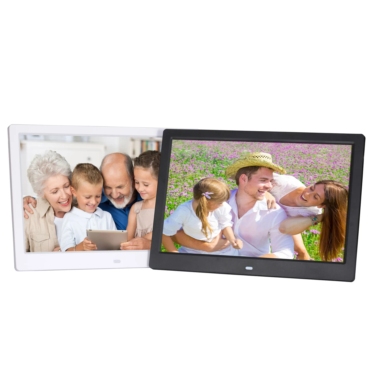 SJD-1203 12" LED Digital Photo Frame 1280*800 HD Desktop Album MP4 Video MP3 Audio Clock Calendar Infrared Remote Control Touch