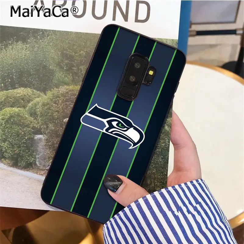 A9 MaiYaCa Seattle Seahawks ТПУ Мягкий силиконовый чехол для телефона чехол для samsung S9 S9 плюс S5 S6 S6edge S6plus S7 S7edge S8 S8plus - Цвет: A9