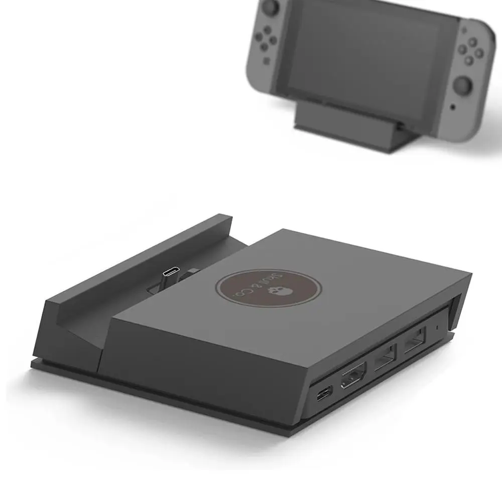 Suporte com Destacável Station para Nintendo Usb tipo c Crânio Jumpgate Doca 3.1 Hub Dex Docking Switch Macbook Telefone Móvel & Co. - Image 2