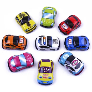 

5Pcs/pack Mini Car Simulated Children Toy Multi-Style Taxiing Plastic Mini Car Model Kids Toys For Boy Home Decoration