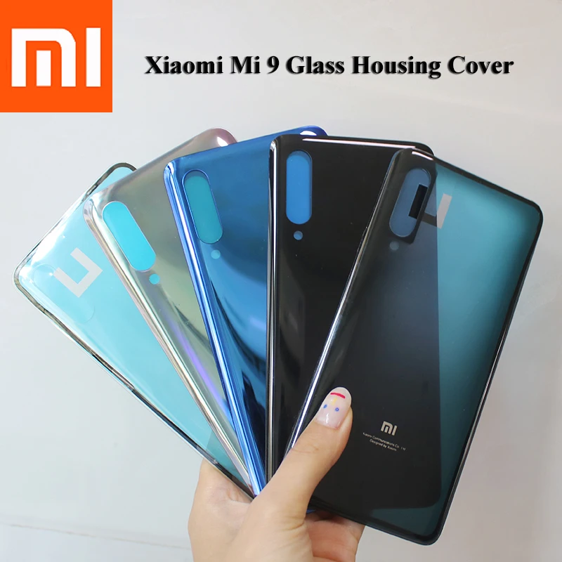 

Xiao Mi Xiaomi Mi 9 Original Glass Battery Rear Housing Cover For Xiaomi MI 9 Mi9 Xiaomi 9 Phone Case Battery Back Cover 6.39 "