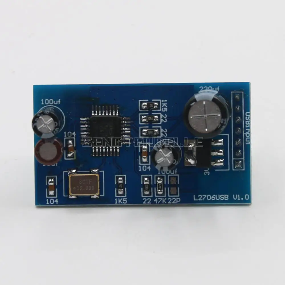 Placa Secundária Usb 44.1k 48k 16bit para Decodificador Dac Pcm2706 - Image 3