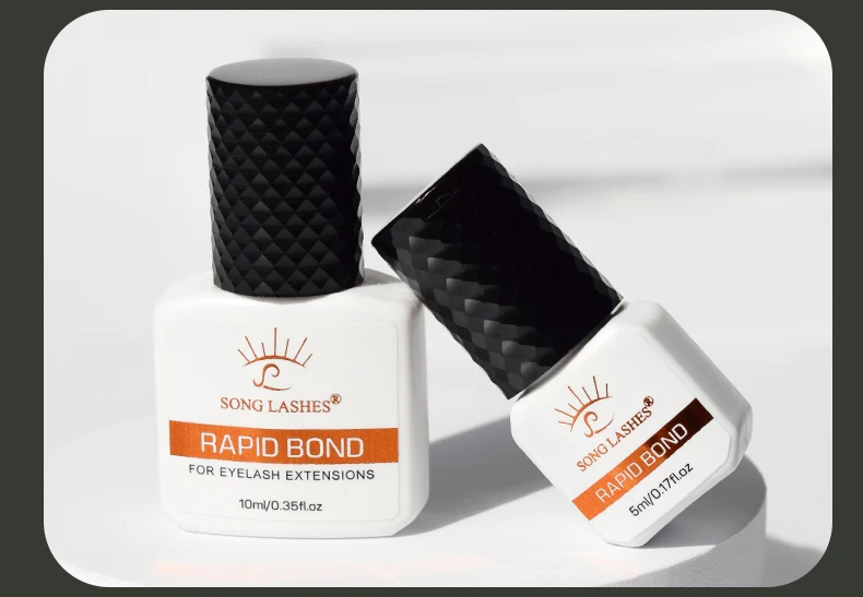 SONG LASHES Fast Dry 0.5-1s Eyelash Extension Glue 5ml 10 ml Black Lashes Mink Eyelashes Exrension Adhesive SONG LASHES Fast Dry 0.5-1s Eyelash Extension Glue 5ml 10 ml Black Lashes Mink Eyelashes Exrension Adhesive