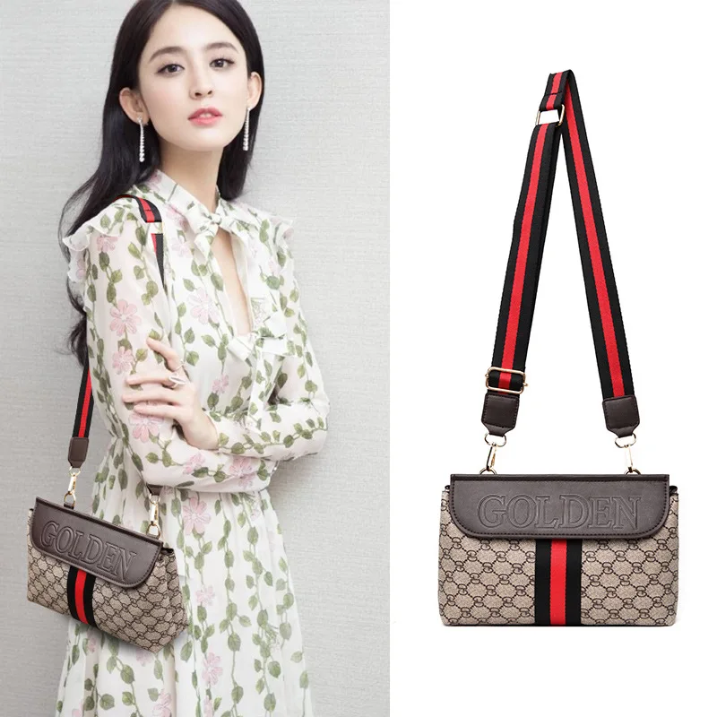 

Small Bag Women's 2019 New Style Europe And America Fashion Western Style WOMEN'S Bag Retro Printed Square Sling Bag Women's Cro