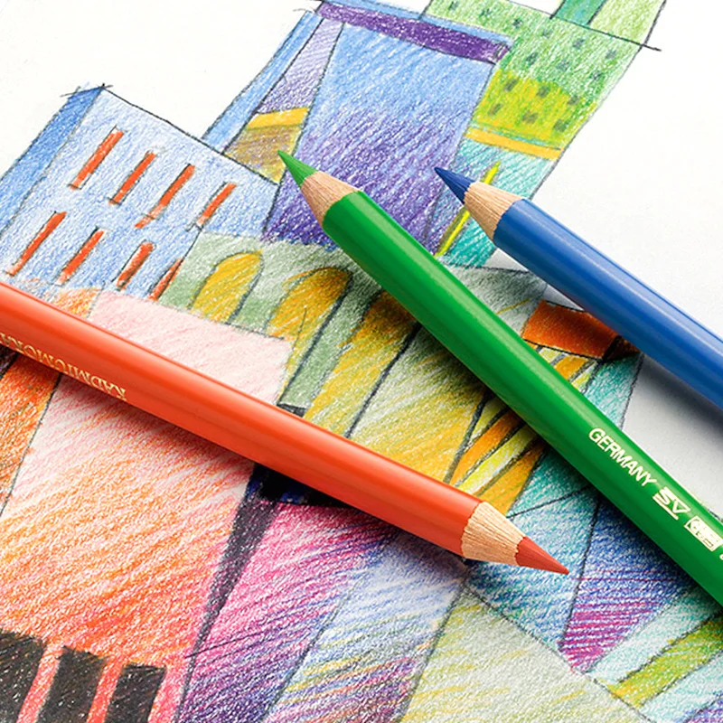 Faber Castell зеленая жестяная коробка цветной карандаш для художников из полихромоса