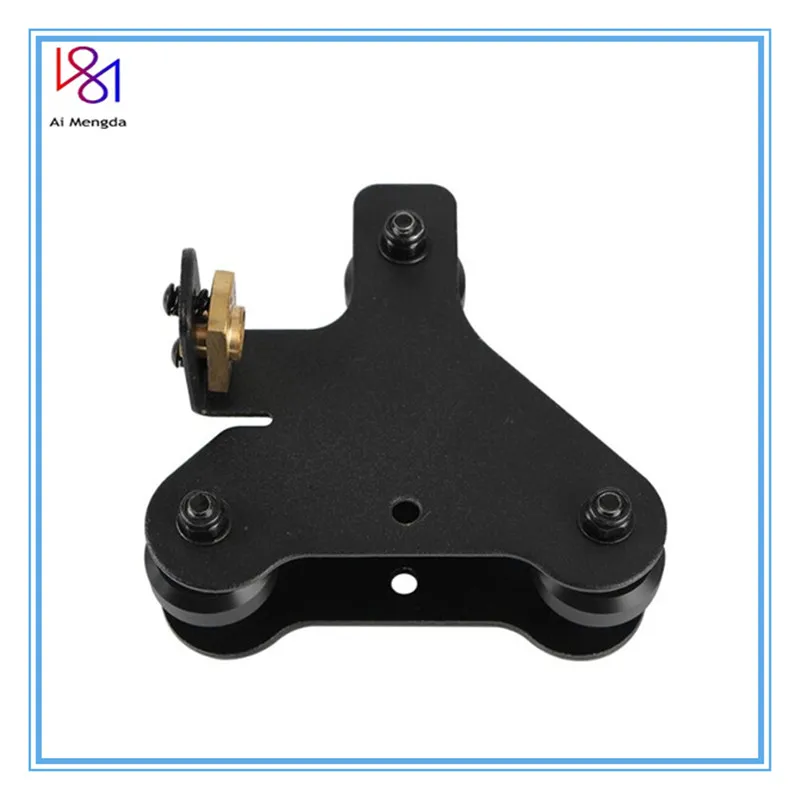 1pcs 3d Printer Parts Cr-10 S4/s5 X Axis Motor Mount Bracket Right/left X-axis Front/back Motor Mount Plate With Wheels T Nut