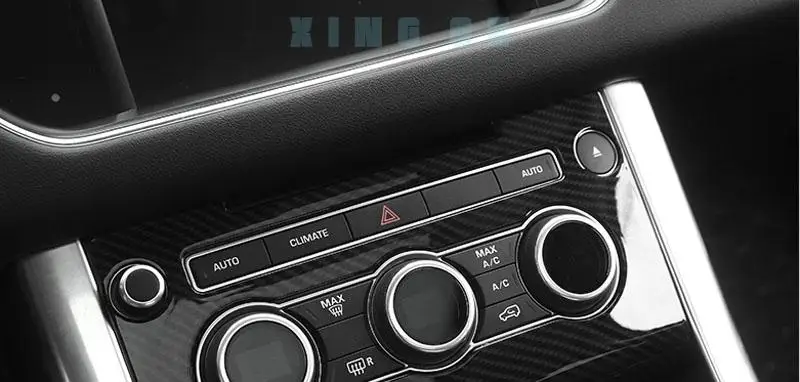 Для Land Rover Range Rover Sport- углеродное волокно Авто Внутренняя Крышка Кондиционера