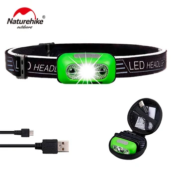 

Naturehike Ultralight Portable Headlight for Women Kids Indoor Outdoor Use - Ultra Bright 350 Lumens Rechargeable NH18LHL0-G