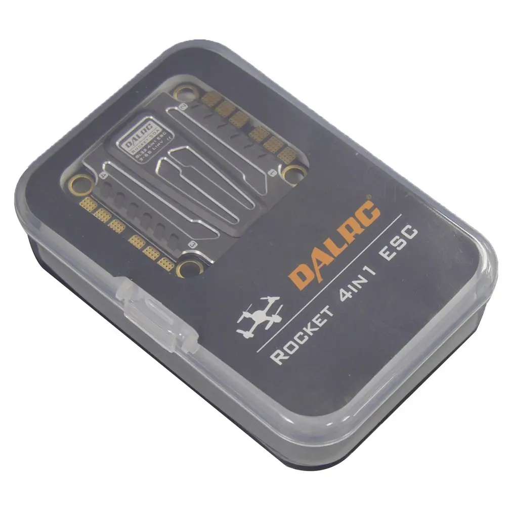 DALRC Rocket 45A 4 в 1 ESC Бесщеточный 3-6S Blheli_32 LIHV DSHOT1200 для DIY FPV гоночный Дрон, совместимый с F405 F722 FC