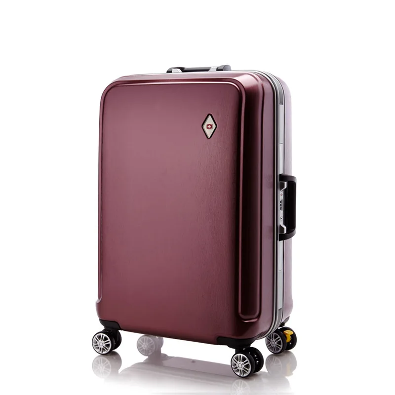 

ins fashion trolley luggage aluminum frame business travel suitcase personalized password box boarding case universal wheel
