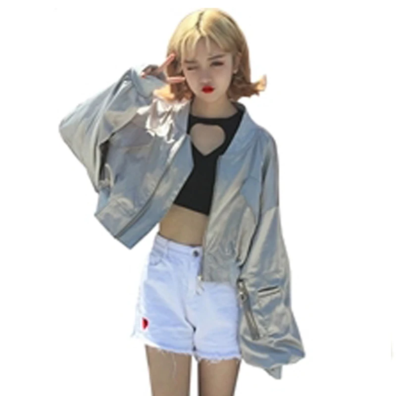 Spring And Autumn Outerwear Women's Large Size Streetwear Loose Jacket Korean Ladies BF Style Lantern Sleeve Short Coat J220 | Женская