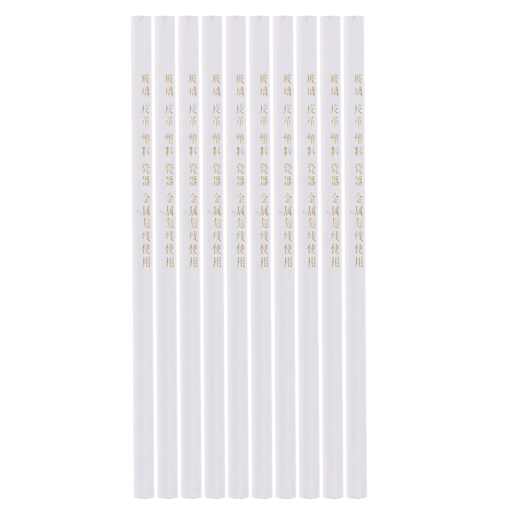 10 Pieces Fabric Marking Pencil Pen Tailor Sewing Dressmaking Pencil White