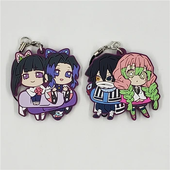 

Demon Slayer Kimetsu no Yaiba Anime Kanroji Mitsuri Tsuyuri Kanawo Kochou Shinobu Rubber Keychain