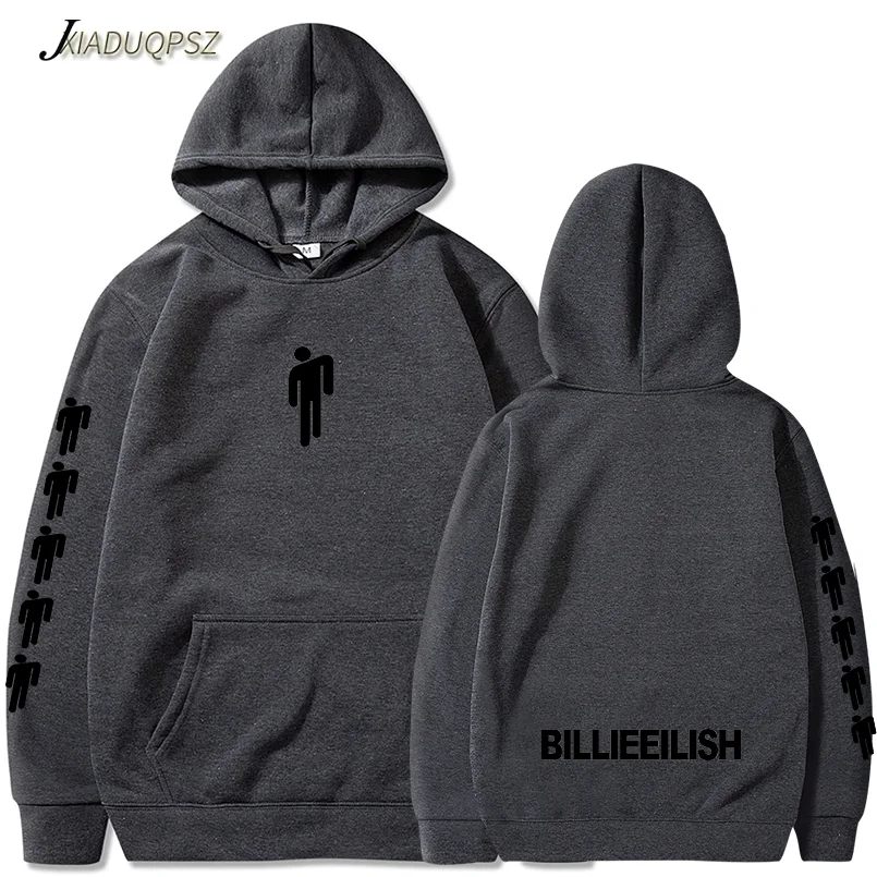 Billie Eilish модные толстовки с принтом для женщин/мужчин с длинным рукавом толстовки с капюшоном горячая Распродажа повседневные Модные уличные толстовки