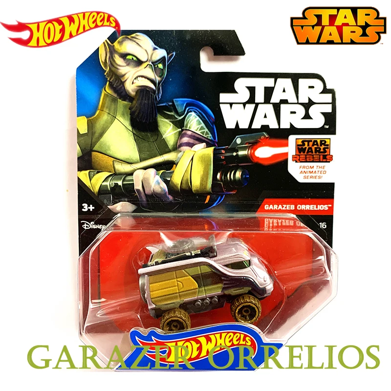 Garazer-orrelios Подлинные Hot Wheels Звездные войны классический фильм тема серии ролевая модель автомобиля коллекция игрушек для детей мальчиков подарок на день рождения CGW35 - Цвет: Garazer-orrelios