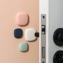 1Set Protection Safety Anti-collision Door Handle Bumpers Silicone Cabinet Door Stoppers Sticker Wall Protectors Hardware