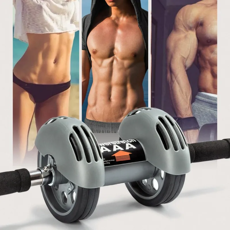 

Automatic Rebound Two-Wheeled Abdomen Machine Muscle Massager Exercise Fitness Equipment Slimming Training Apparatus