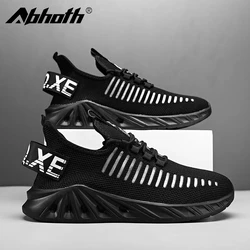 Abhoth Men Running Shoes Breathable Spring/Autumn Lightweight Training Shoes Non-slip Lace-Up Men's Sneakers Zapatillas Hombre