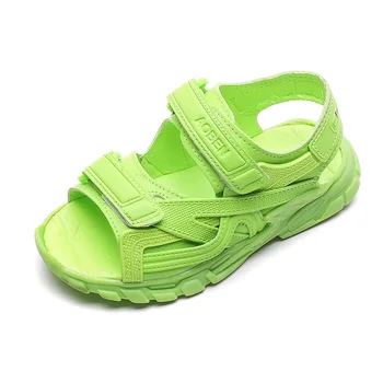 

2020 Summer Kid's Shoes Women's Shoes Men's Shoes Sandals Hook & Loop Fashion Neutral Non-slip Beach