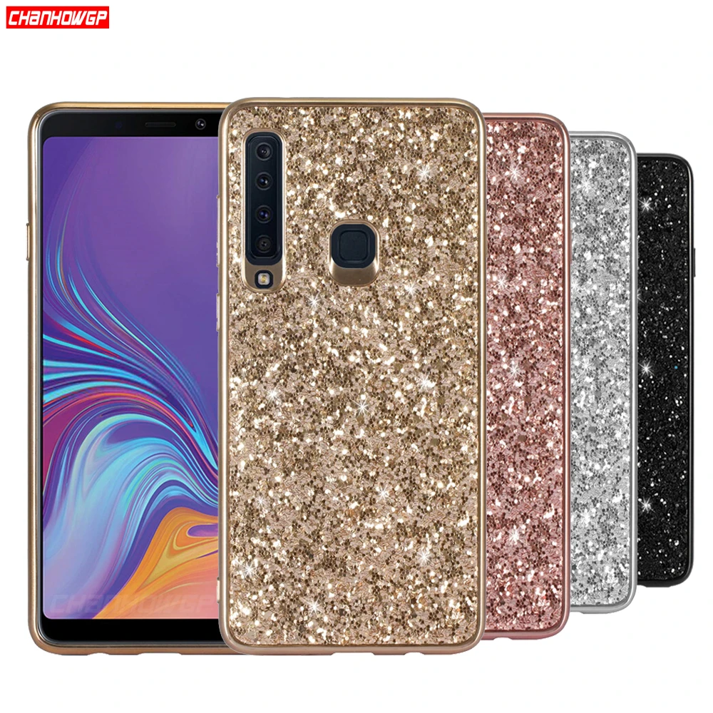 Блестящий силиконовый чехол для samsung Galaxy A9 2018 SM-A920F A7 SM-A750F A6 A8 J4 J6 J8 S8 S9 плюс A3 A5 2017