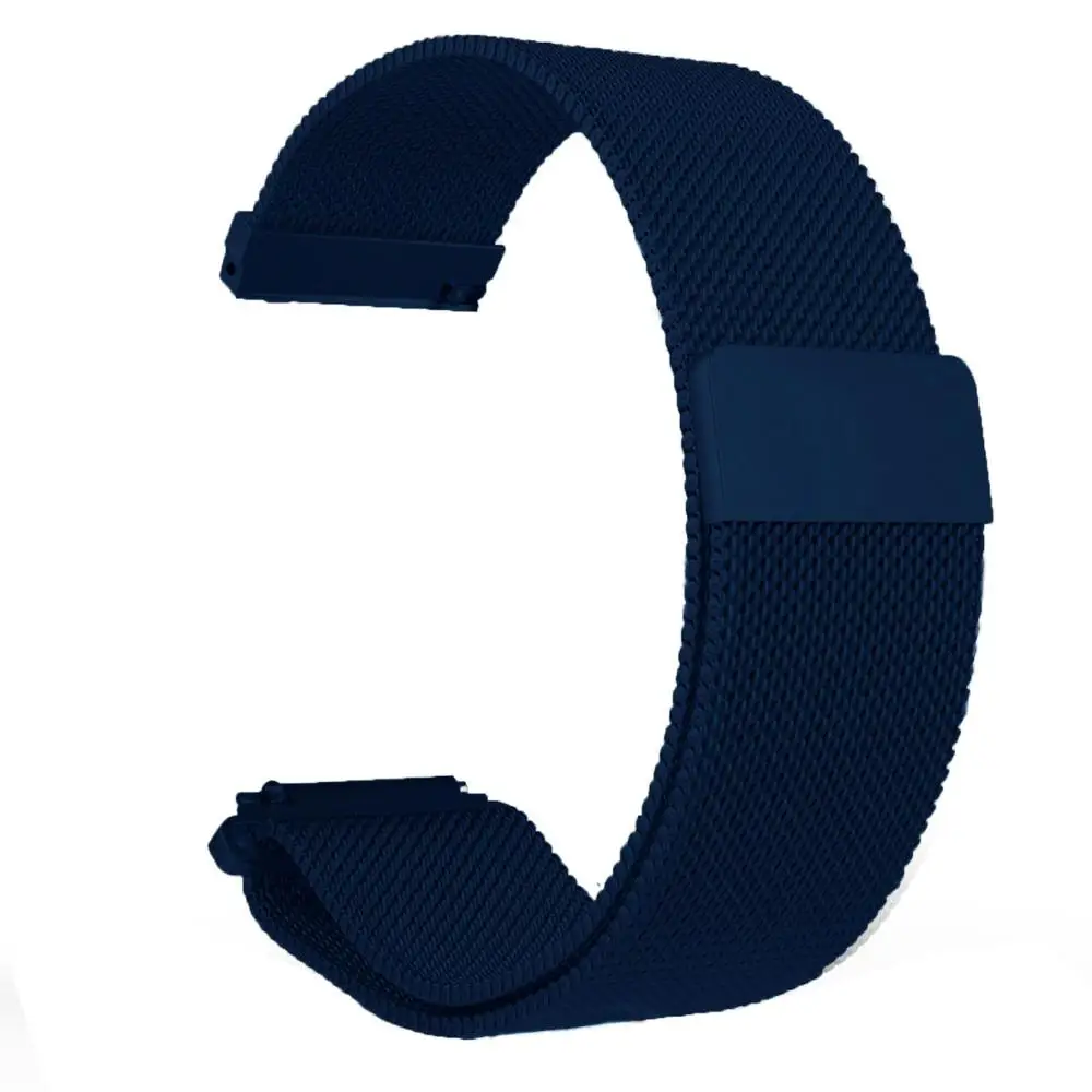22 мм 20 мм для samsung gear sports S2/S3 Frontier классический ремень huami amazfit плечевой ремень huawei GT2 Galaxy active40/44 мм ремень - Цвет ремешка: blue