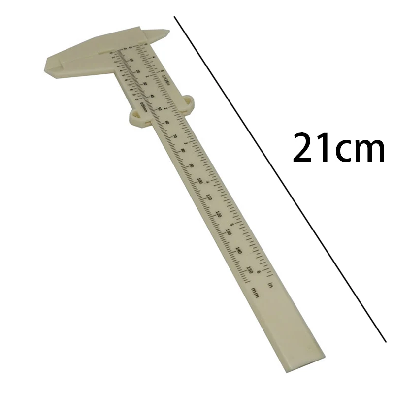 150 мм 0,5 мм штангенциркуль двойной масштаб пластиковый штангенциркуль измерительный студенческий мини-инструмент линейка DIY Изготовление моделей - Цвет: 4