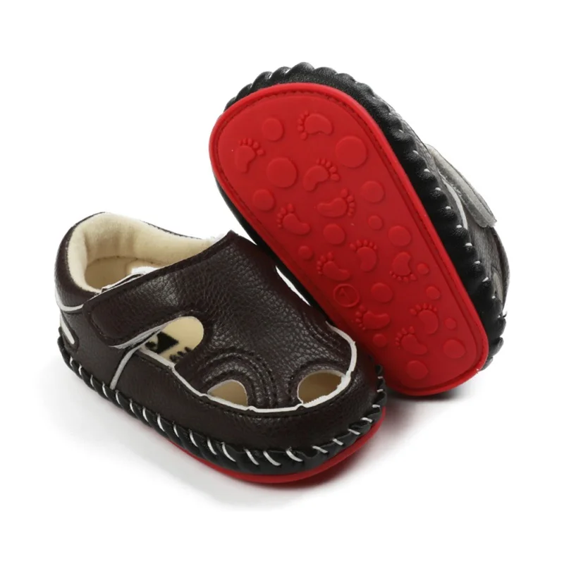 

2020 baby sandals New Baby Moccasins Summer Fashion Toddler Boys Sandals Sneakers non-slip Infant Shoes 0-18 M Baby Boy Shoes