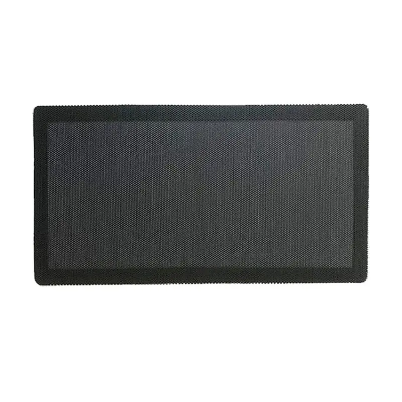 12*24 см Магнитный пылезащитный ПВХ сетчатый защитный чехол для домашнего корпуса ПК чехол для компьютера охлаждающий вентилятор аксессуары - Цвет: Черный