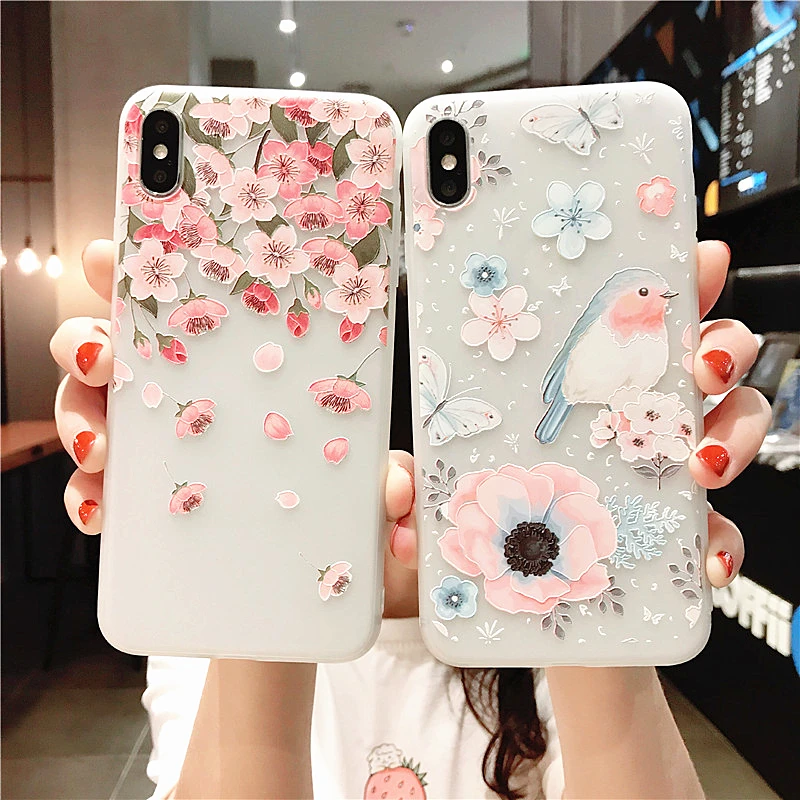 Романтичный мягкий чехол Sakura для Huawei NOVA 5T 3 3I 2I 3E 4E 5 PRO 5I 5Z | Мобильные телефоны и