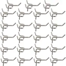 50 шт. прочная углеродистая Сталь практичный Pegboard крючки хранения гараж производственные организации Дисплей подвесного инструмента